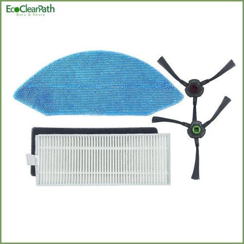 4pcs Steam Mop Cloth Machine With Filter Mop For Ecovacs Deebot U2