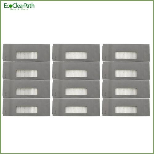 12pcs Robot Dust Hepa Filter For Ecovacs Deebot Dt85 Dt83 Dm81 Dt85g