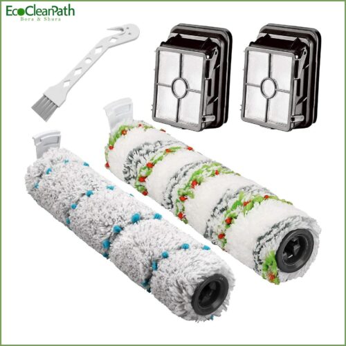 2 Hepa Filters+1 Brush Roll+1 Pet Brush Roll For Bissell Crosswave