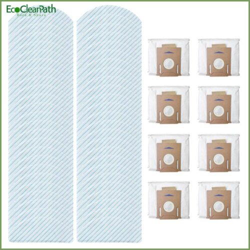 58pcs For Ecovacs Deebot Ozmo T8 T8 Aivi Vacuum Cleaner Rags Dust Bag