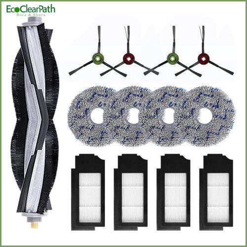 Kit For Ecovacs X1/x1 Plus Omni Roller Brush Filter Side Brush Mop